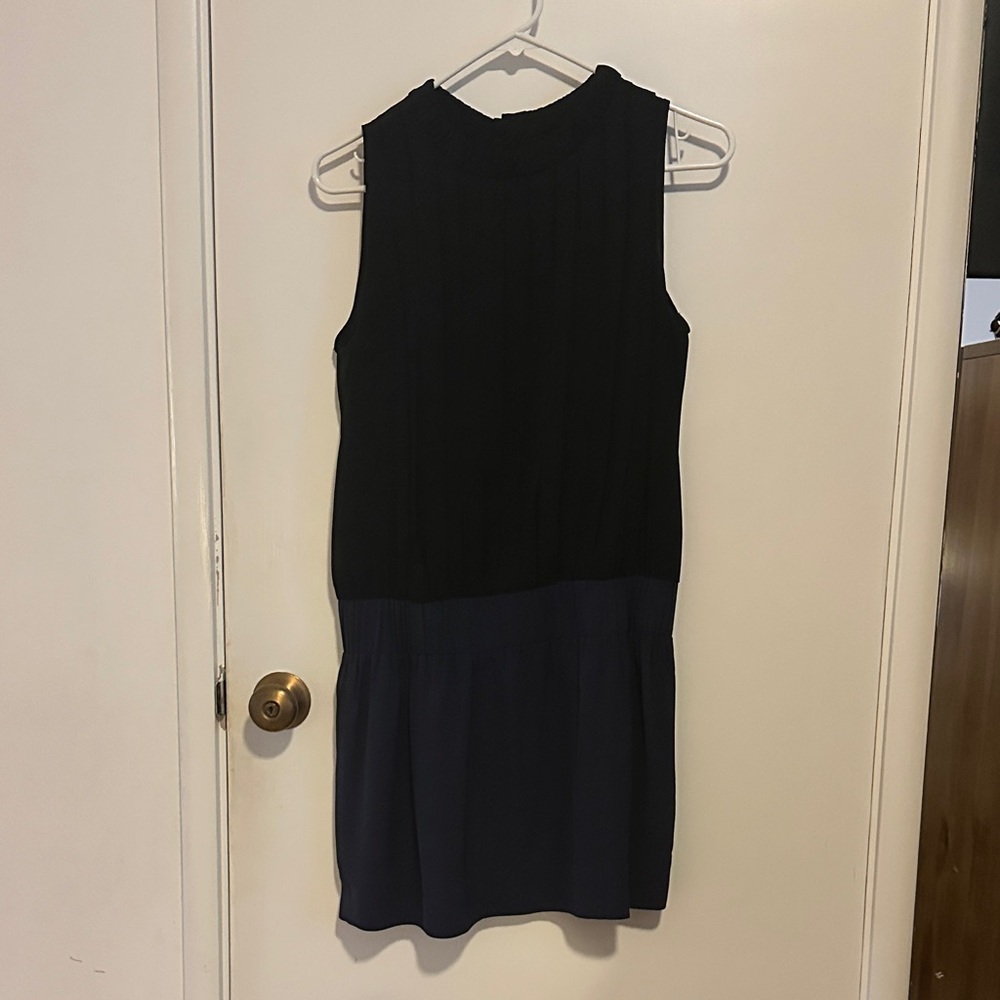 Banana Republic Black and Navy Mini Dress